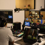 Behind the scenes during recording of Darryl "DMC" McDaniels on the Innovate or Evaporate podcast